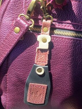 Portland Leather Champagne in Supernova Bottle Bag Charm - NEW